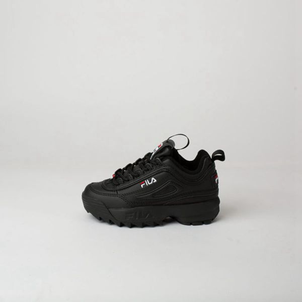 Zapatillas Fila Niñas Negras / Blancas / Rojas - Disruptor 2 - España 586241OXN